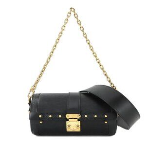 LOUIS VUITTON Epi Papillon Trunk Shoulder Bag Leather Noir M58655 90280789